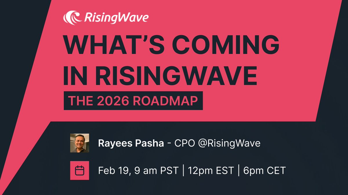 RisingWave tweet media
