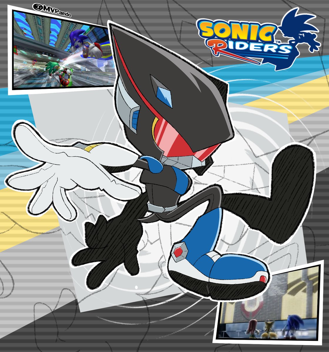 Sonic & Phantom Rider Art Repost