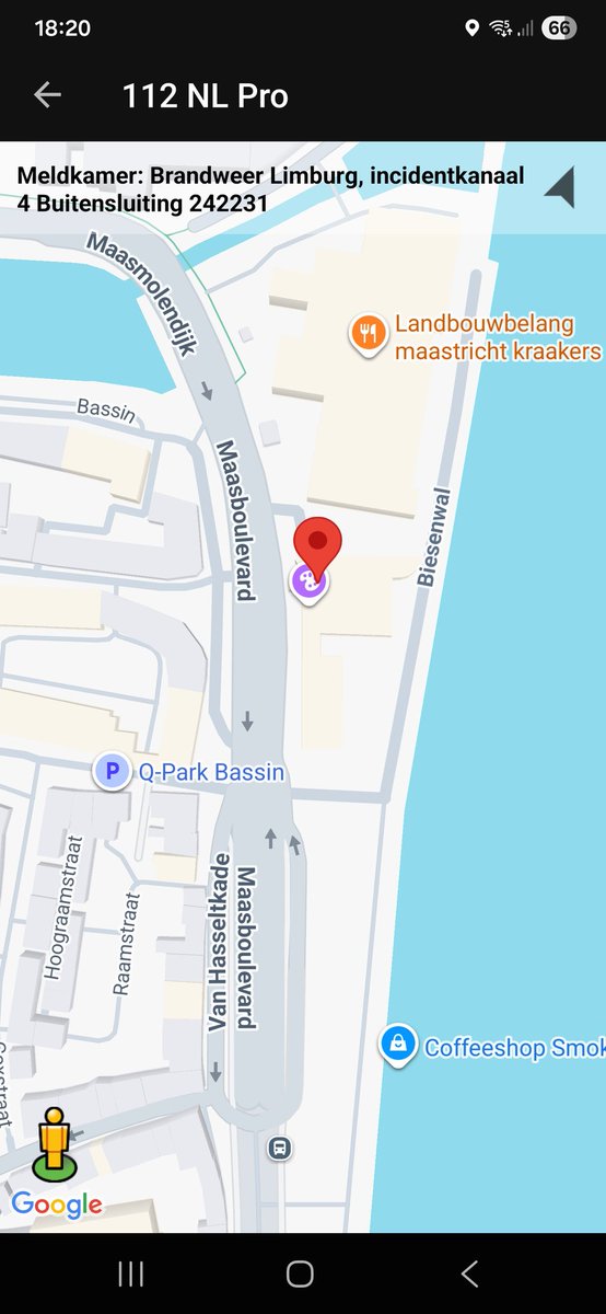 Buitensluiting vereist inzet brandweer in Maastricht