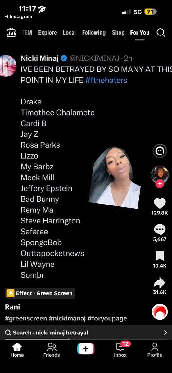 They’ve been sharing this fake tweet of Nicki all day🤦🏾‍♂️