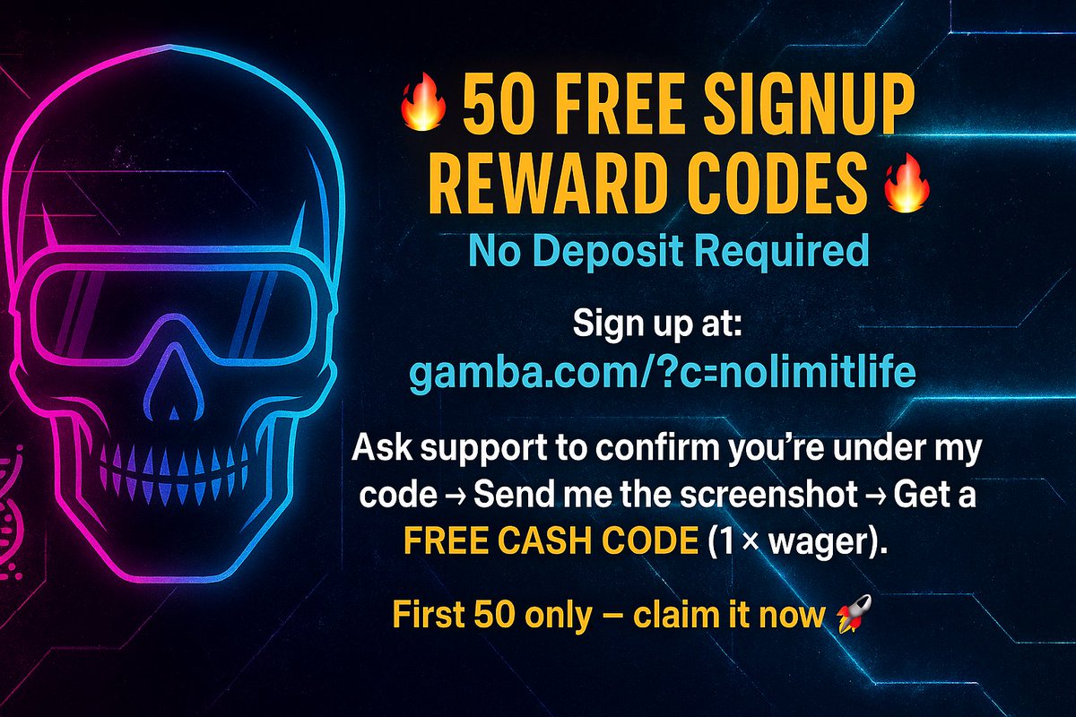 🎁Giving the next 50 people free money like I’m Oprah but 😭degenerate 🎰 Singup gamba.com/?c=nolimitlife