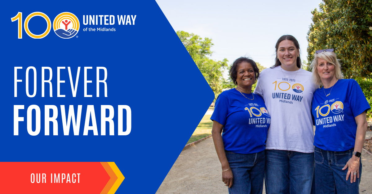 UWMidlands's tweet photo. For 100 years, United Way of the Midlands has helped our neighbors build stronger, more resilient, and more inclusive communities. And it’s all thanks to supporters like you. People who are as committed to the Midlands as we are.

Here’s to 100 years and counting. https://t.co/4khLXcBDlL