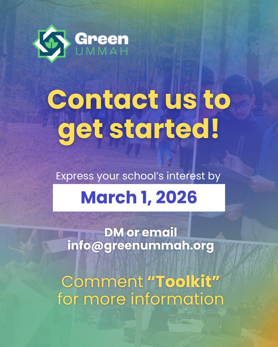 Are you a teacher or leader at an Islamic high school in Canada looking to bring unique, faith-based nature education to your classrooms?

Limited spots are available for the spring 2026 round of the Green Ummah Toolkit! Express your school's interest by March 1 to get started.