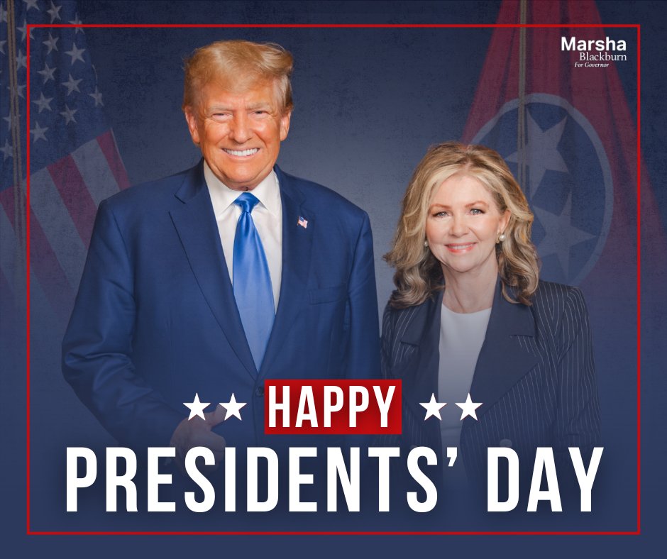 Happy Presidents' Day, <a href="/realDonaldTrump/">Donald J. Trump</a>!

President Trump has always put America First, and every day, he continues to show the nation why he's the most consequential president of our lifetimes.