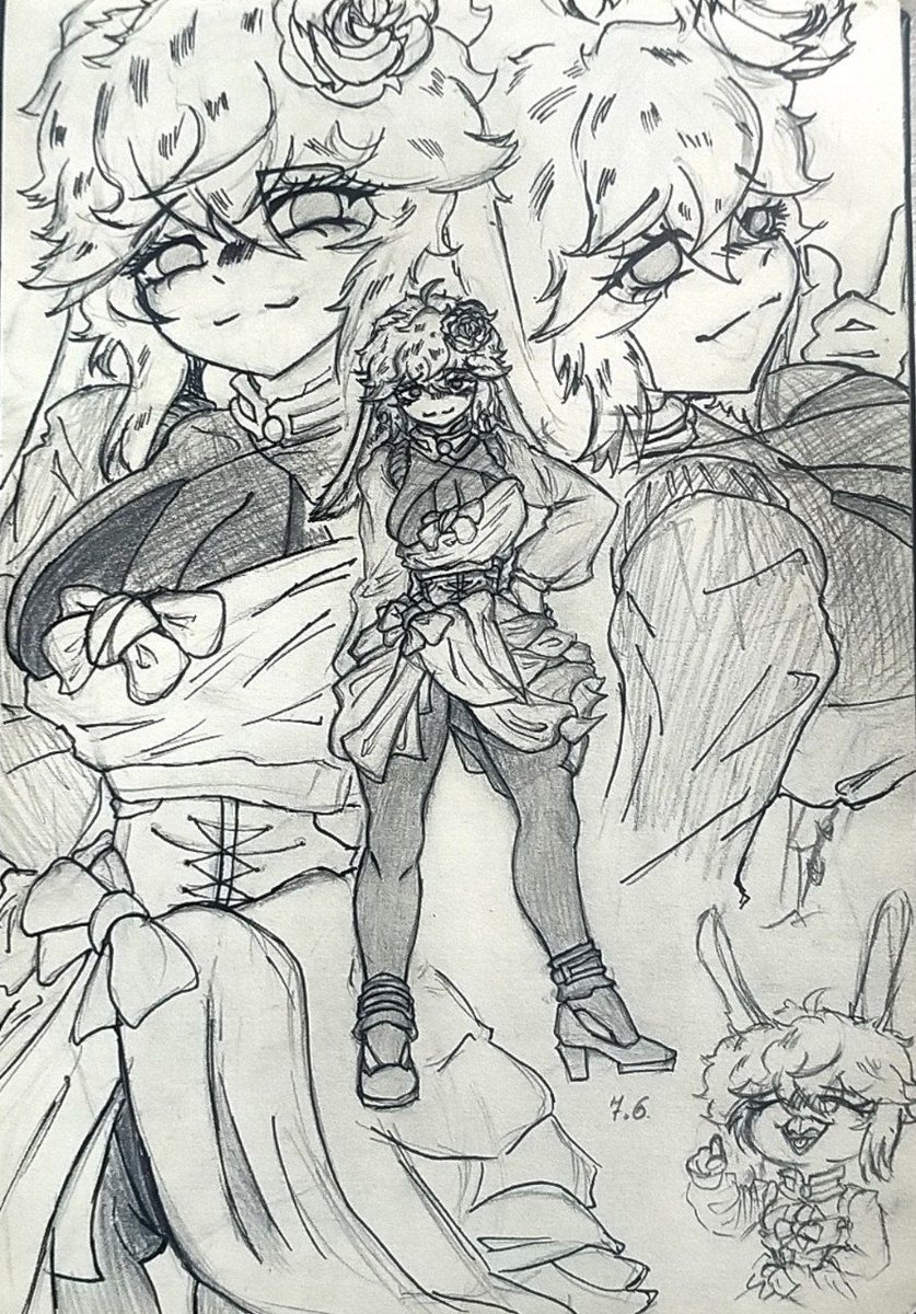 1xT0o's tweet photo. My new OC. Her nickname is "Lady Fortune." She's from the administrative department of my organization. https://t.co/bD4WuyHlJC