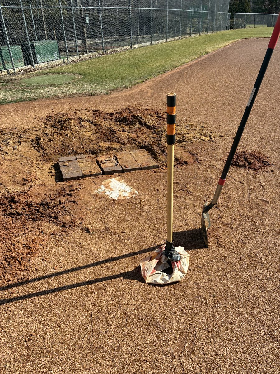ddease21's tweet photo. Right handed batter’s box on softball field https://t.co/WAFz9TJxMe