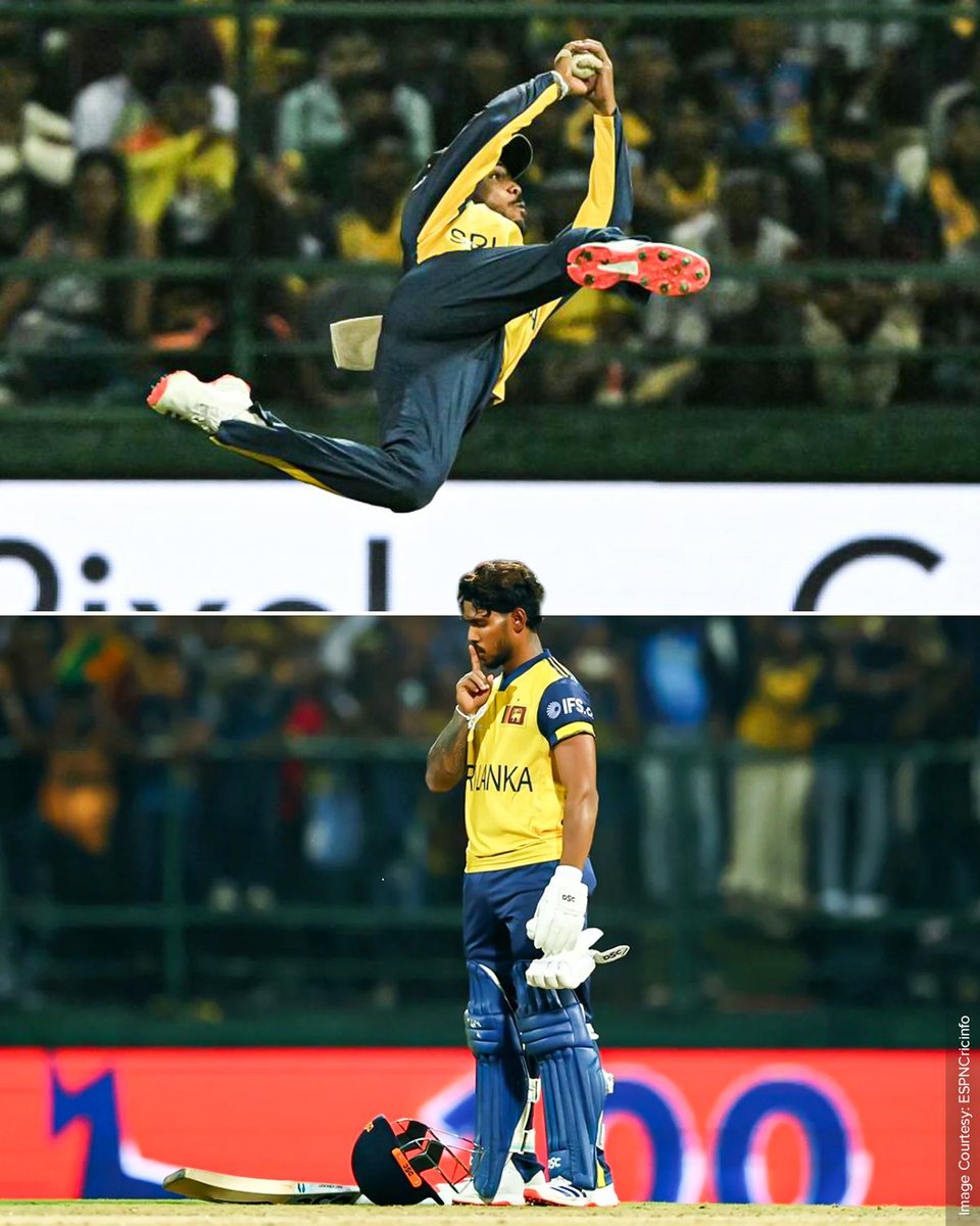 DelhiCapitals's tweet photo. Flew away with the ball and the chase tonight! Nissanka 👏🚀 https://t.co/i0bbuveYcV