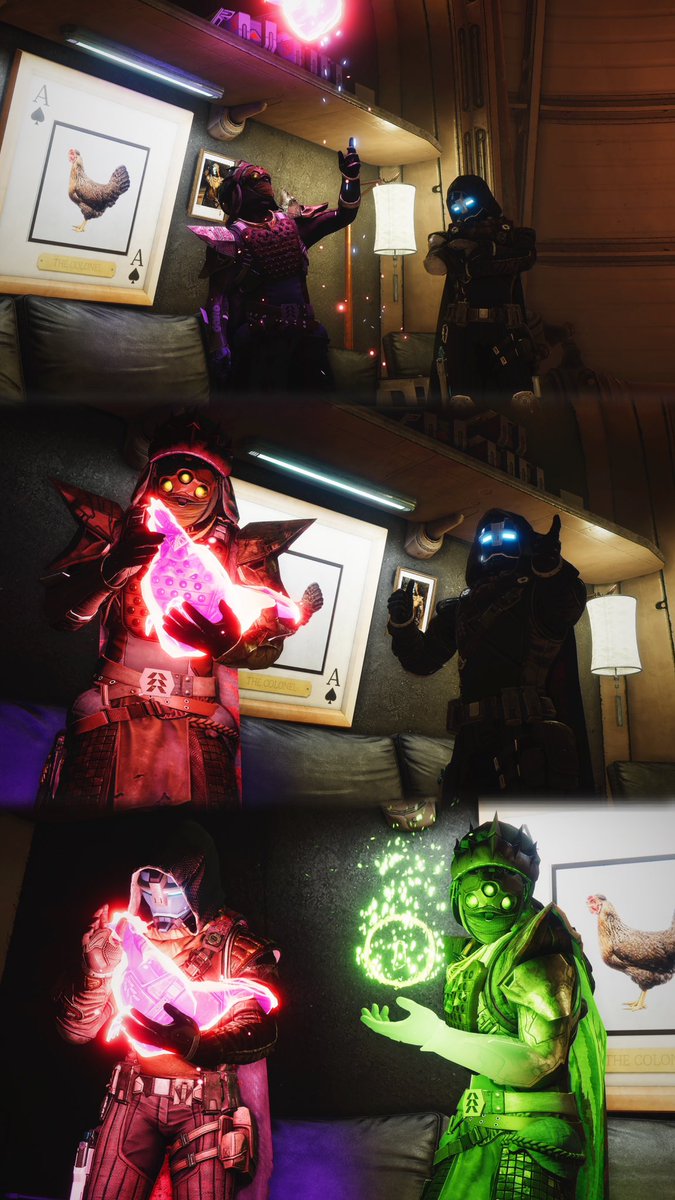 “Don’t flip the Colonel”

When Eris flips the chicken, Cayde’s patience disappears faster than a Golden Gun.

#TharsisThreads 

#Destiny2 #Destiny2theGame #Destiny2Fashion <a href="/Destiny2Team/">Destiny 2 Team</a> <a href="/DestinyTheGame/">Destiny 2</a> <a href="/A_dmg04/">dmg04</a> <a href="/BrunoLouviers/">Br1</a> <a href="/MoltenSlowa/">Mitch Alpiner</a> <a href="/Cozmo23/">Cozmo</a> <a href="/asalisbury/">𝙰𝚗𝚍𝚢 𝚂𝚊𝚕𝚒𝚜𝚋𝚞𝚛𝚢</a> <a href="/Scapes/">Evan Berman</a>

IDs and
