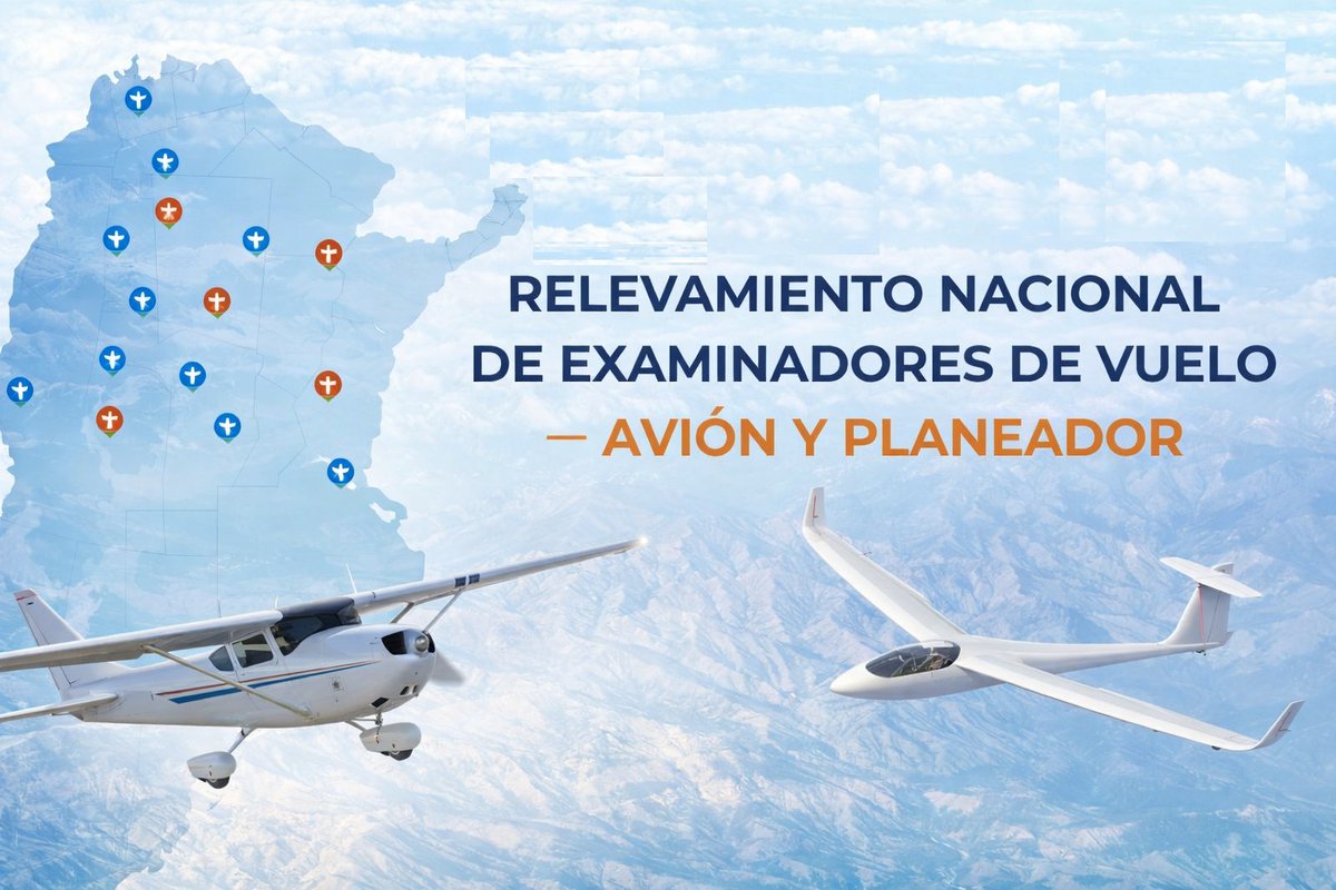 Con el objetivo de optimizar el acceso a las evaluaciones prácticas en todo el territorio, FADA y FAVAV impulsan el Relevamiento Nacional de Examinadores de Vuelo de Avión y Planeador.

Para acceder al formulario de registro y al mapa interactivo fada.org.ar/web/relevamien…