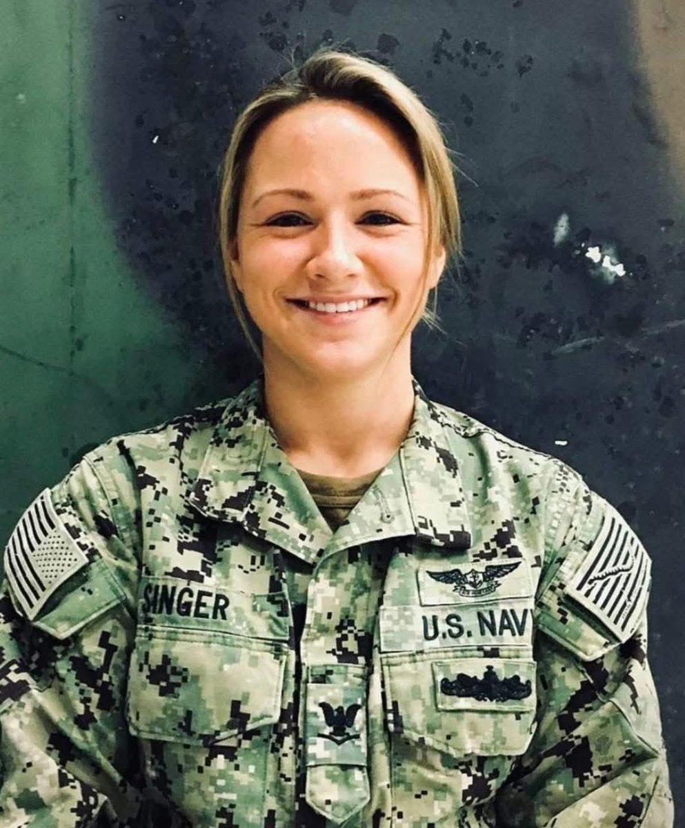 Petty Officer 3rd Class Lauren J. Singer was traveling over the Coronado Bridge near San Diego, California, when she noticed a stranded motorist outside his vehicle. 

Singer asked if he needed any help, and the driver responded that he was fine. She noticed the driver putting a