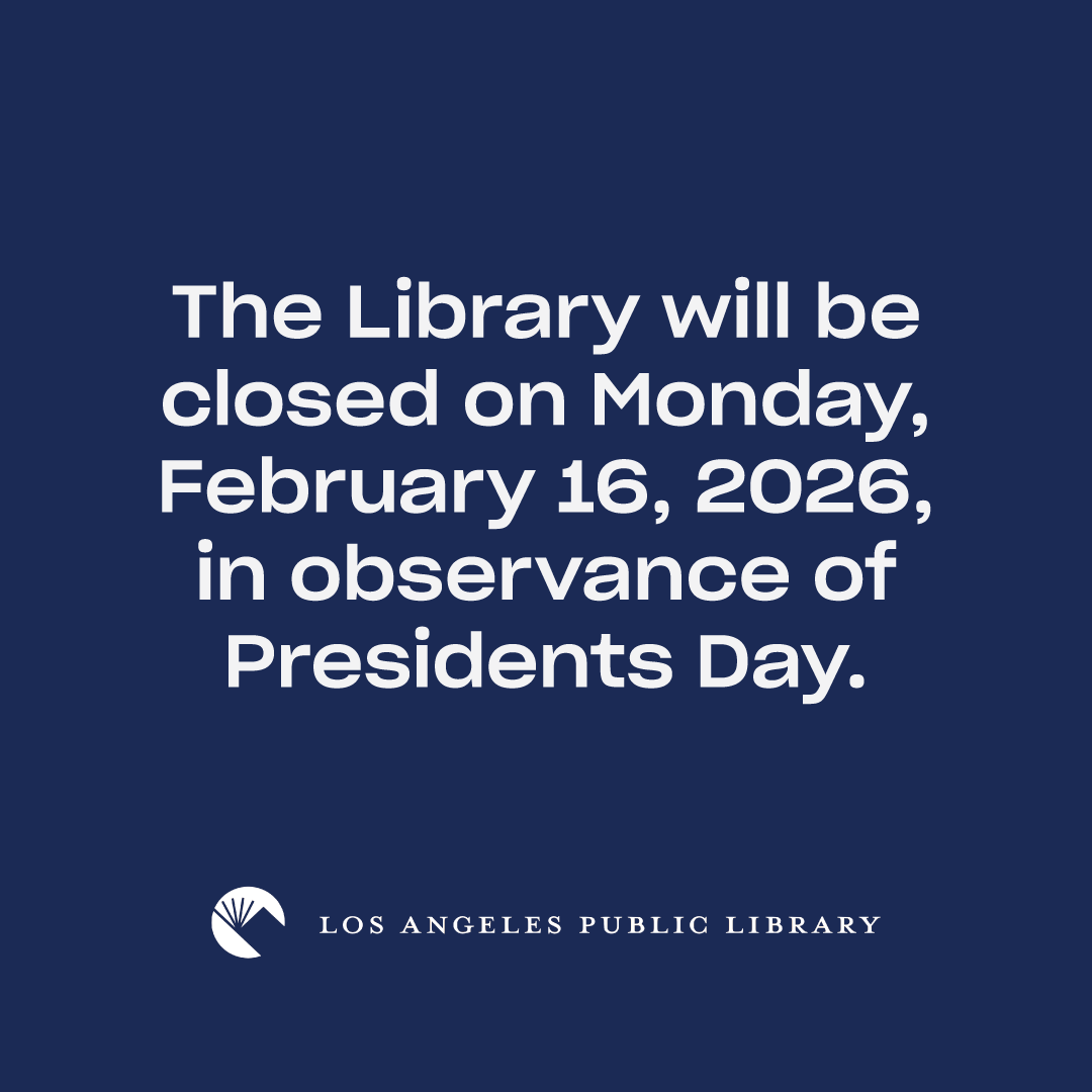 L.A. Public Library tweet media