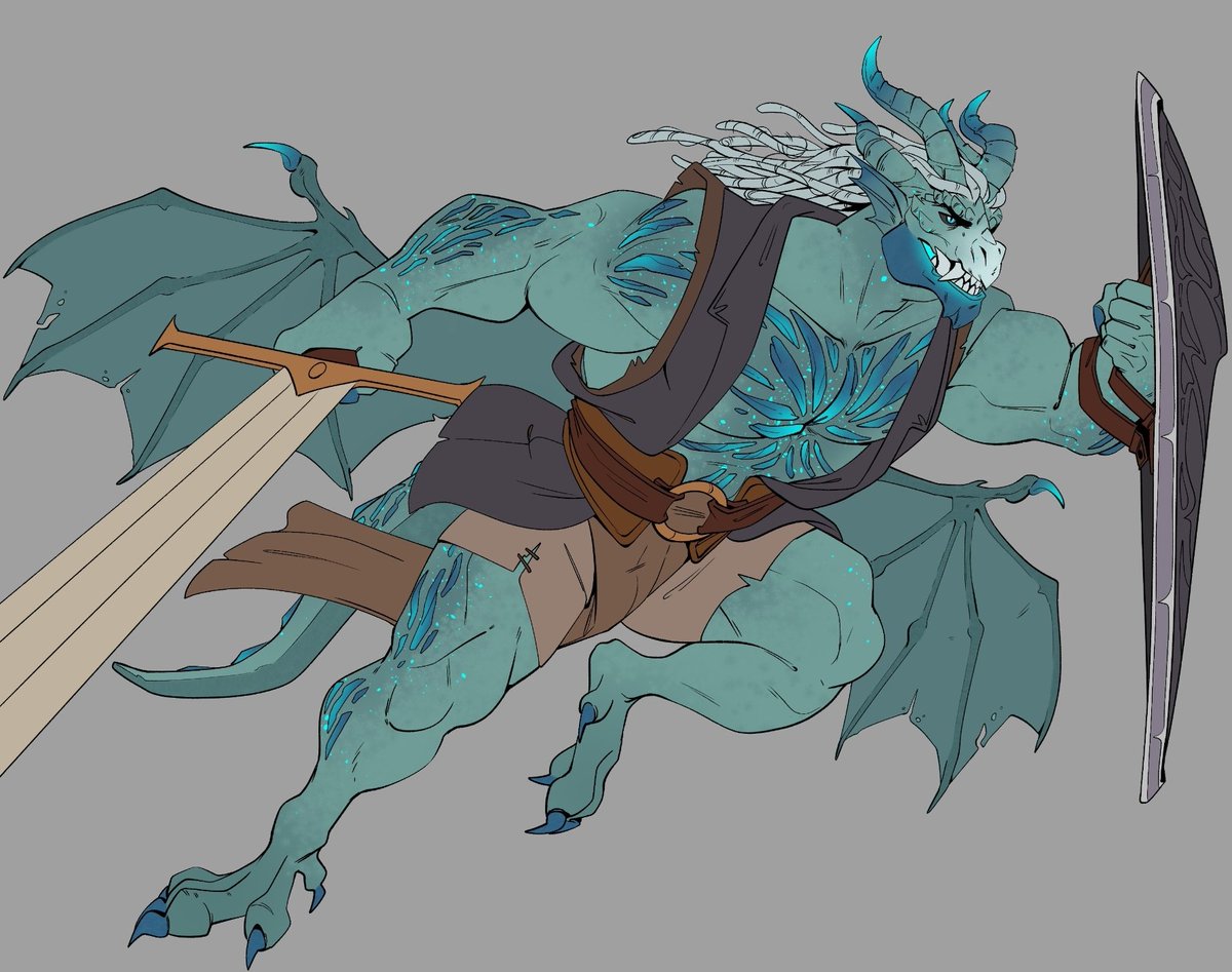 Tals colours are coming along nicely. Here's a look at his casual fit I made for him, time for his suit of armor!