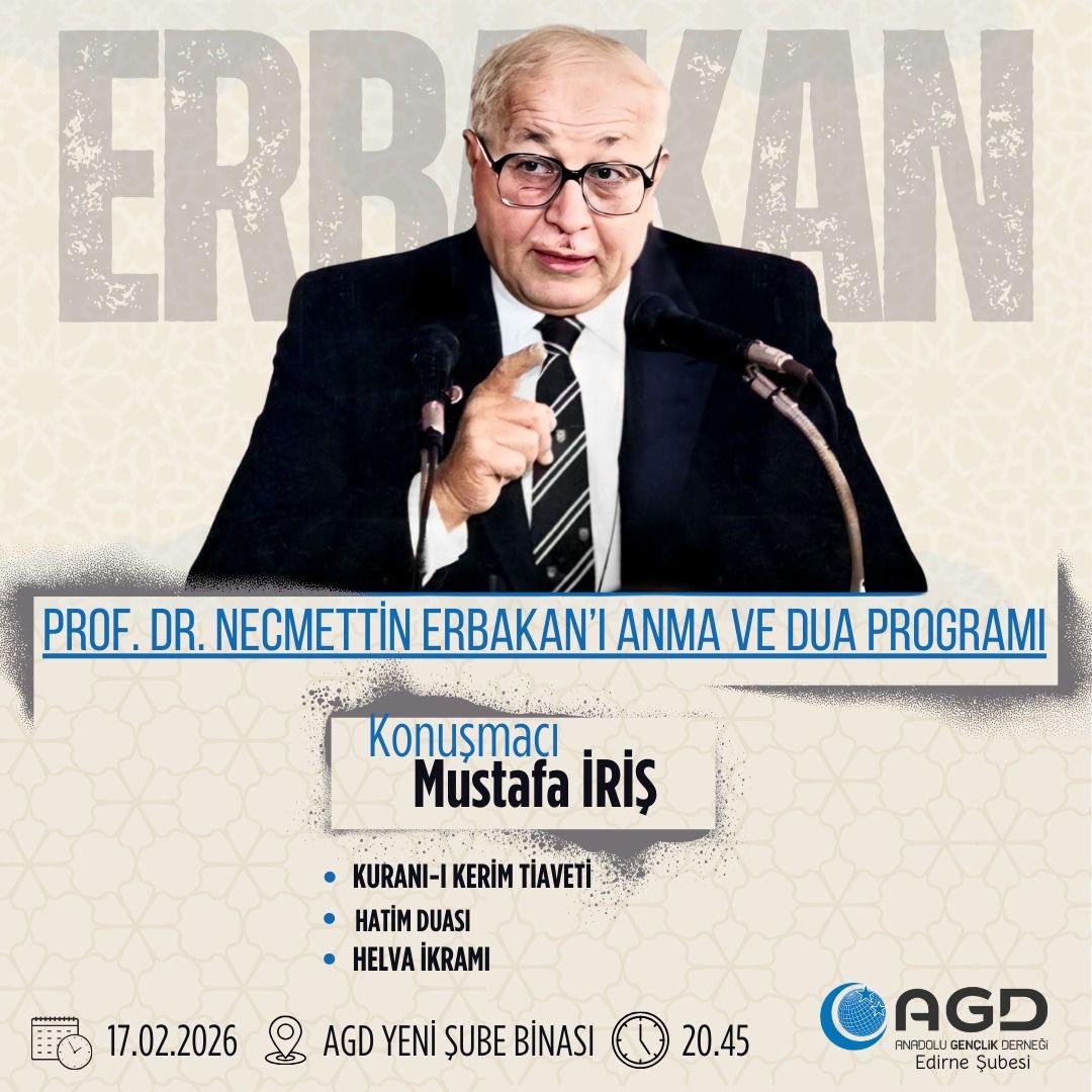 📍Edirne

🗓️ 17.02.2026 Salı | 20:45