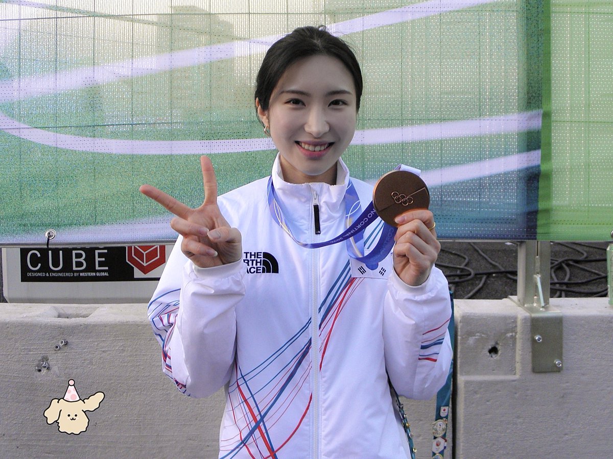 우리 길리 너무 축하해 🤍🤍#김길리 #쇼트트랙