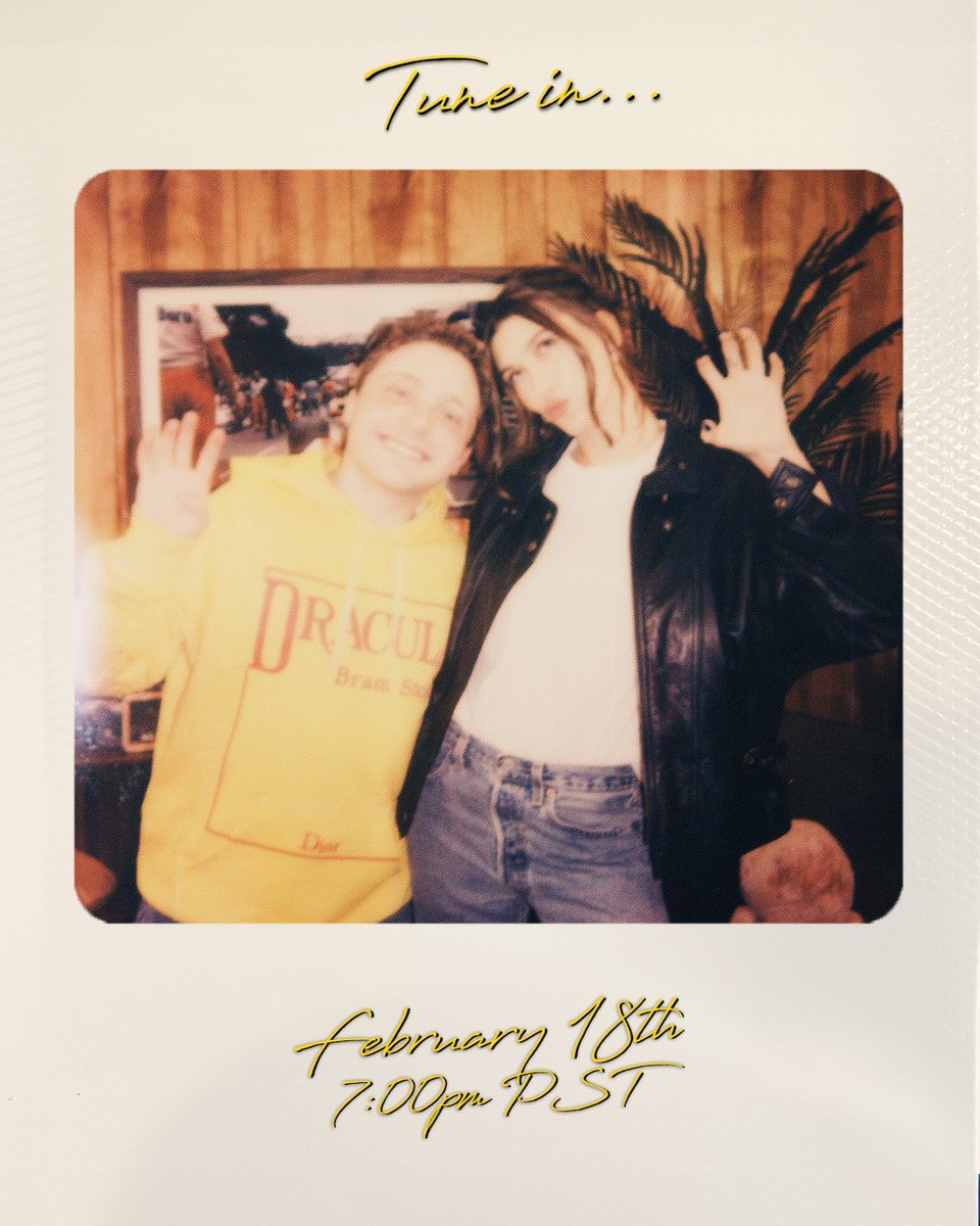 Hailey Bieber is the first guest on Season 3 of Therapuss with Jake Shane! 

Watch it February 18 at 10PM ET | 7PM PT on Netflix! 🐙