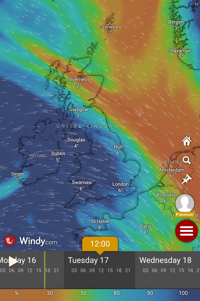 JustContrails's tweet image. Sunshine returns across the UK tomorrow but with a weather system coming in from the SW, humidity at flight level will increase as high-cloud pushes in. 

Therefore you will see lingering contrails.

All predicted in advance.

No spraying. Just contrails. Nowt else. Predictable.