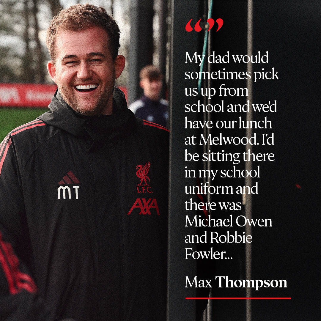 LFC's tweet photo. Behind the Badge: The son of a Liverpool icon who combined his life callings 🤩🔴