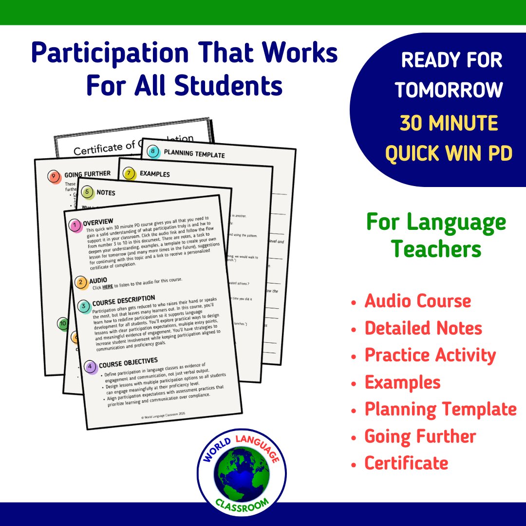 World Language Classroom tweet media