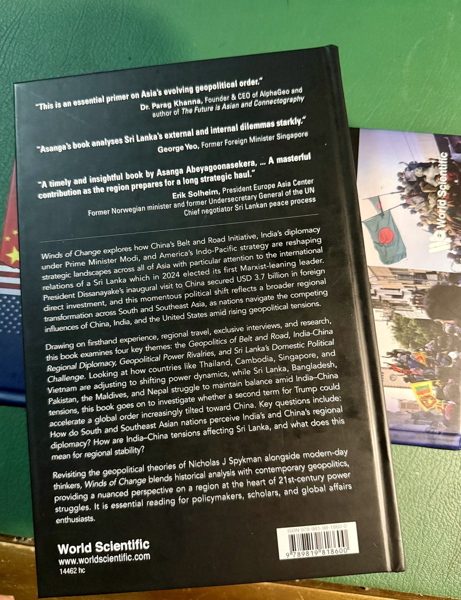 AsangaAbey's tweet image. First copy of Winds of Change in hand. Three years of loss, doubt, and obstacles. A book is never just paper, it is time endured, hope carried, and perseverance tested. Grateful to those who walked this path with me. #windsofchange #geopolitics #southasia @worldscientific