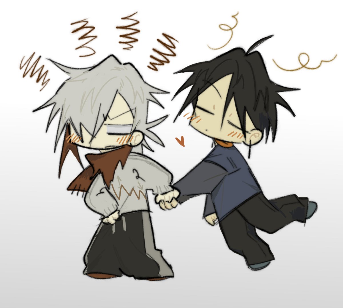 oh my god......i've been trying to get on twitter for so long that i missed valentines day!!! aghhh i hate myself #afterdeath #genosans #reapersans #undertaleAU #digitalartwork #ValentinesDay2026