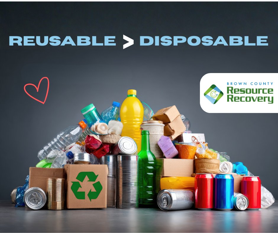 Love recycling? Remember, balloons, tinsel and plastic confetti are trash. Choose reusable decorations instead. ❤️

#ValentinesDay #RecycleRight