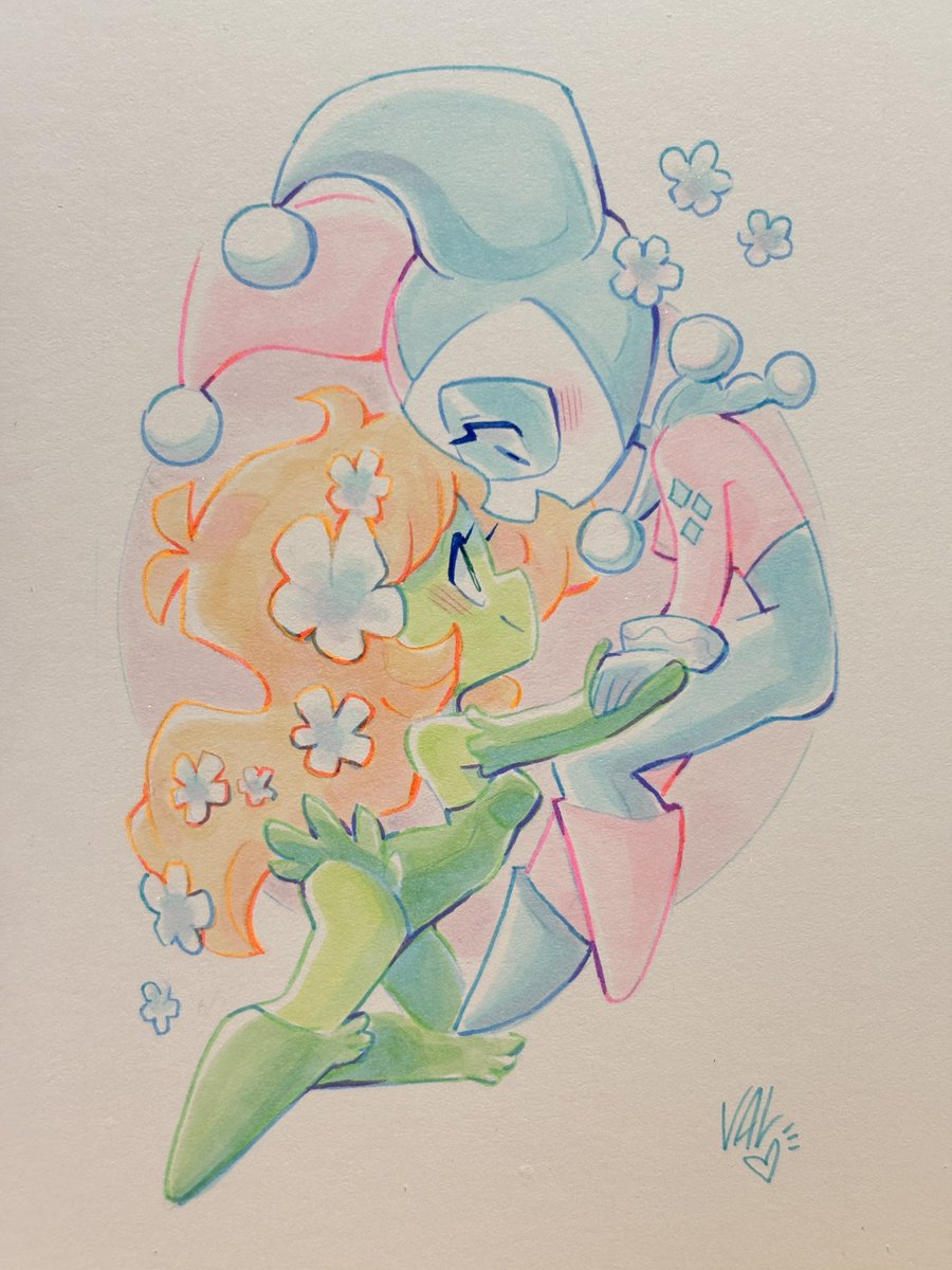 Pastel Harley &amp; Ivy 💖

Made with COPIC markers and colored pencils ✨
All these recent original art pieces I’ve been posting will be for sale at AZCAF ➡️ GameOn ➡️ WonderCon!

My original art pieces are just $45
All original pieces are all first come first served 🤗