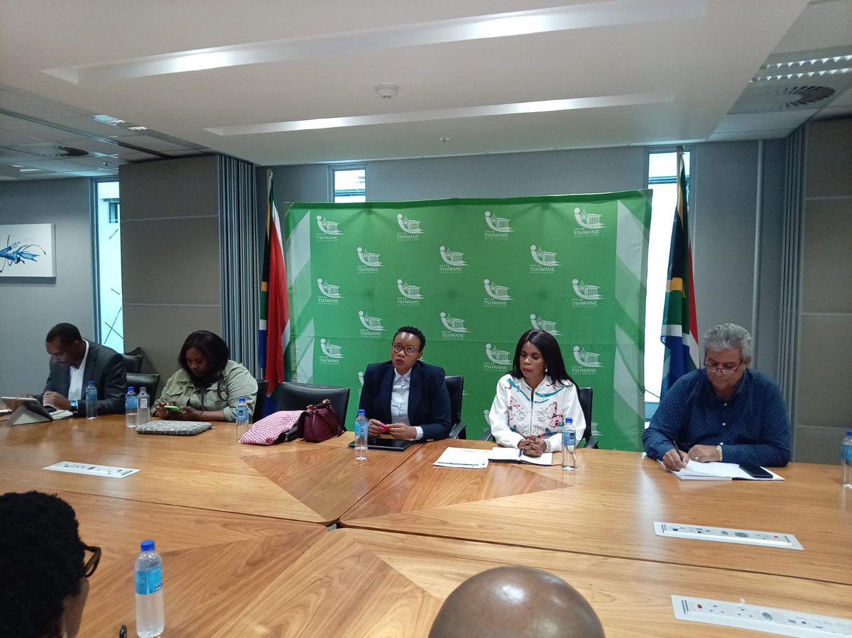 nasiphim's tweet photo. IGR: This afternoon, we met with the North West MEC for Economic Development, Environment, Conservation, and Tourism, Bitsa Lenkopane.  The engagement discussed the management and revitalization of industrial parks situated in Tshwane and owned by the North West (NW) Provincial Government. Tshwane houses several industrial parks in Ga-Rankuwa, Hammanskraal and Mabopane that are owned by the NW.  These assets remain under utilised. We are committed to an arrangement that will enable these properties to contribute to Tshwane’s Economic Revitalisation Strategy and bring much needed jobs and development to the areas they situated in. @CityTshwane
