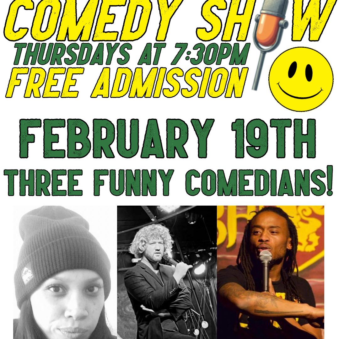 Join us at Billy Frogs each Thursday night at 7:30!
See the COMEDY CALENDAR at SiouxFallsComedy.com