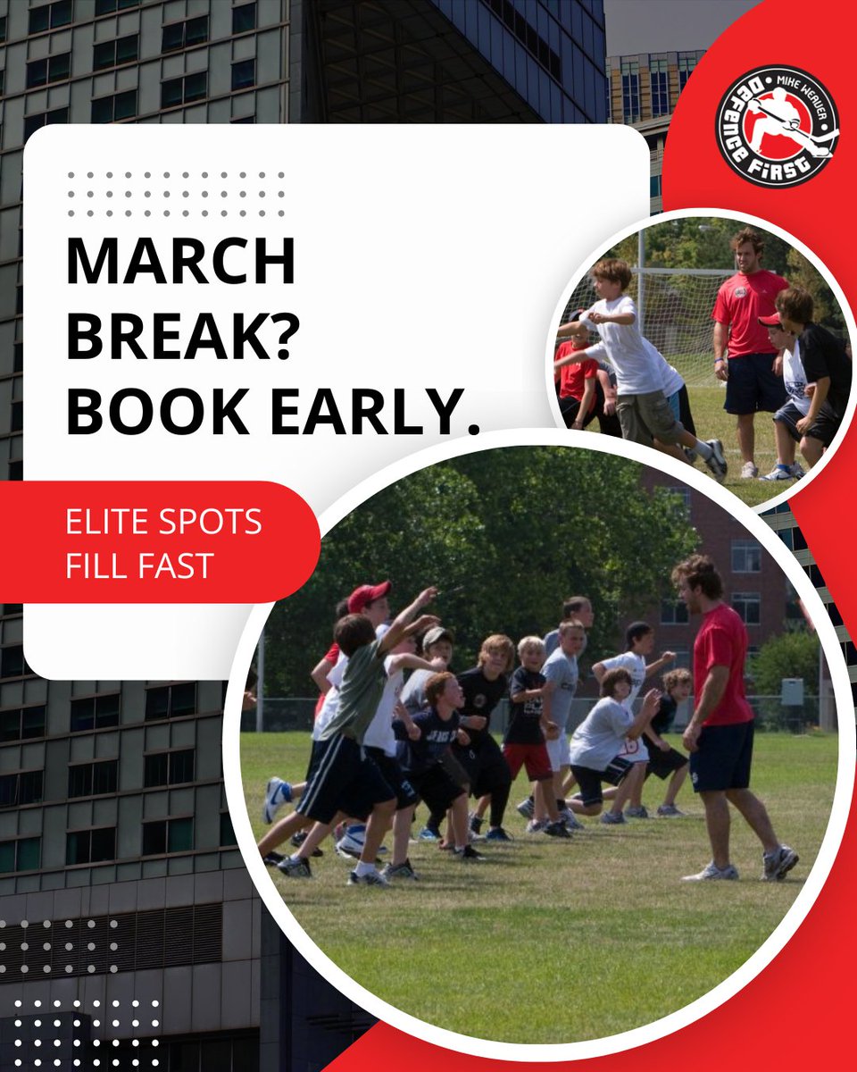 DefenseFirst's tweet photo. Don’t wait for March! Our in-demand March Break Camp is the perfect time for young hockey players to get ahead before playoffs. Locations in Toronto, Vaughan, Oakville &amp; Milton. Spots fill fast—register now: https://t.co/APwjJmcINO #DefenceFirst https://t.co/YcNu40ej95