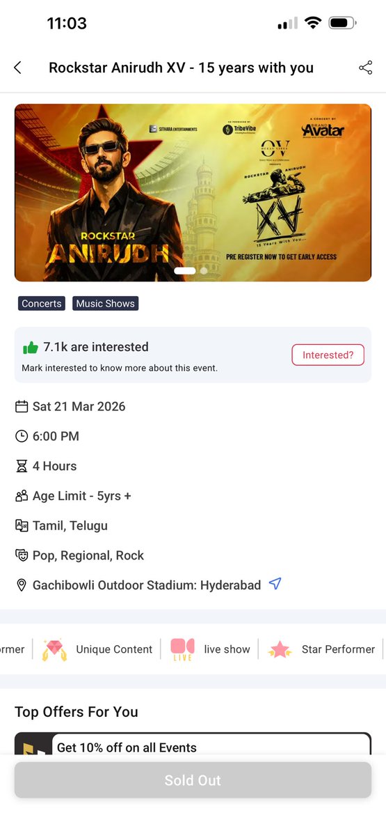 Entraaaa glitch ahh <a href="/bookmyshow/">BookMyShow</a>