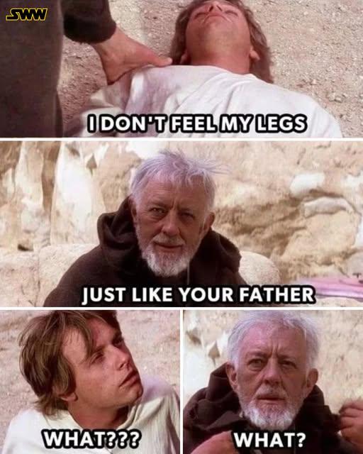 That awkward moment when you spoil the prequels in A New Hope. redd.it/1r68y32