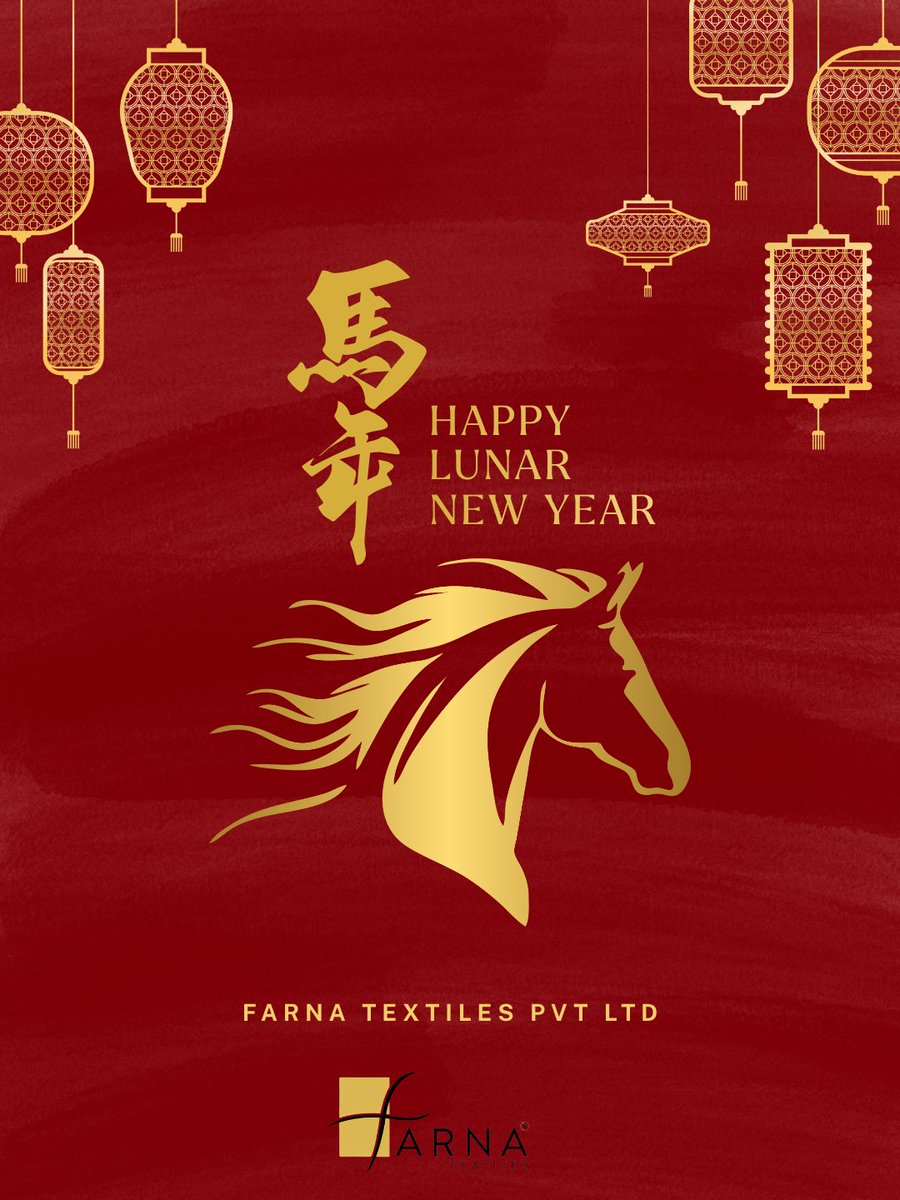 FarnaTextiles's tweet photo. Happy Chinese New Year 2026 to all celebrating around the world. May the year ahead bring prosperity, resilience, innovation, and stronger global partnerships.

#ChineseNewYear2026 #GlobalBusiness #Prosperity #NewBeginnings https://t.co/XT99YMkCLw