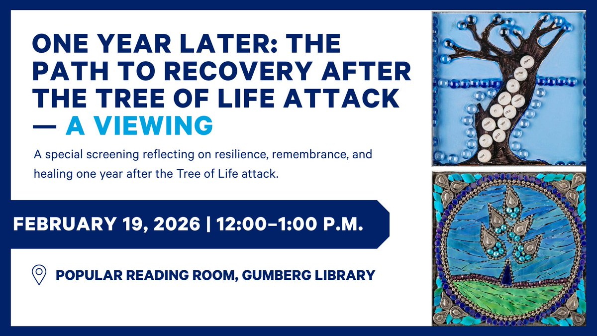 Gumberg Library tweet media