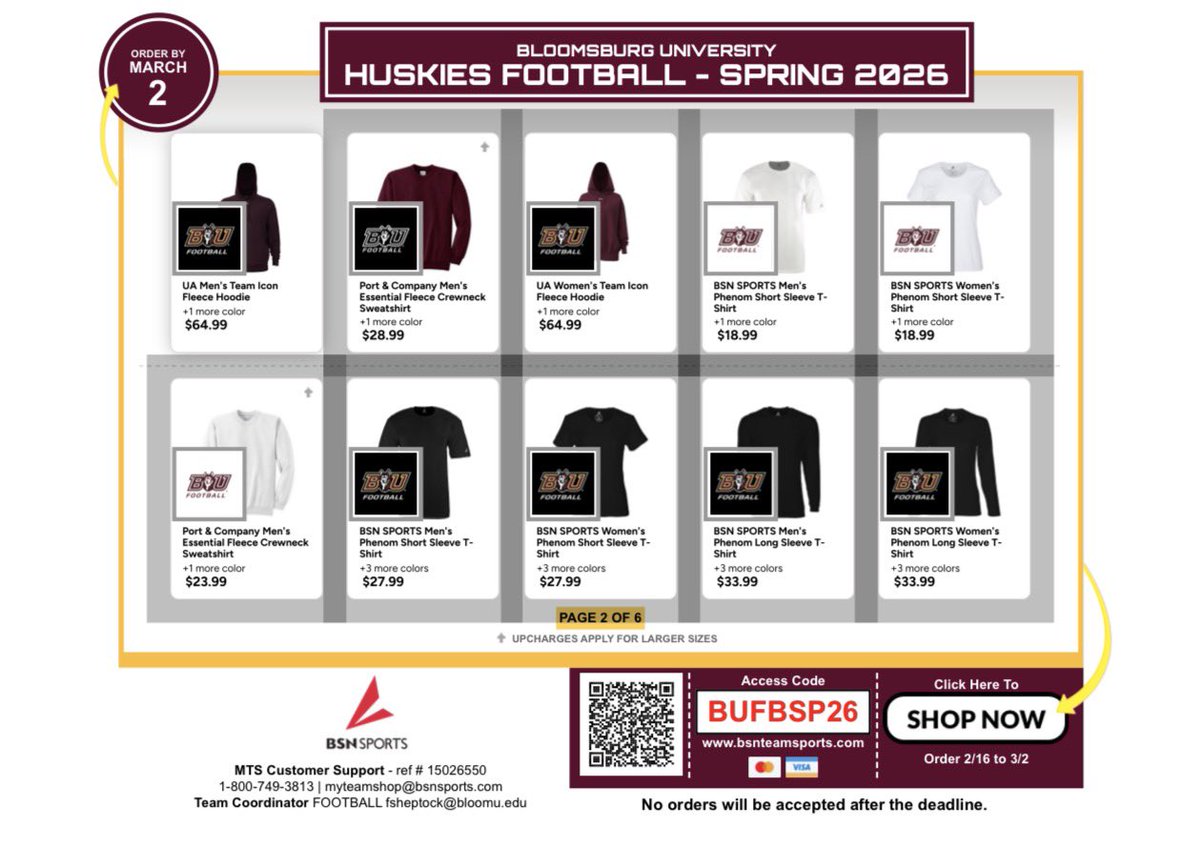 Bloomsburg Football tweet media