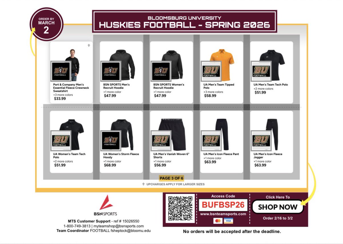 Bloomsburg Football tweet media