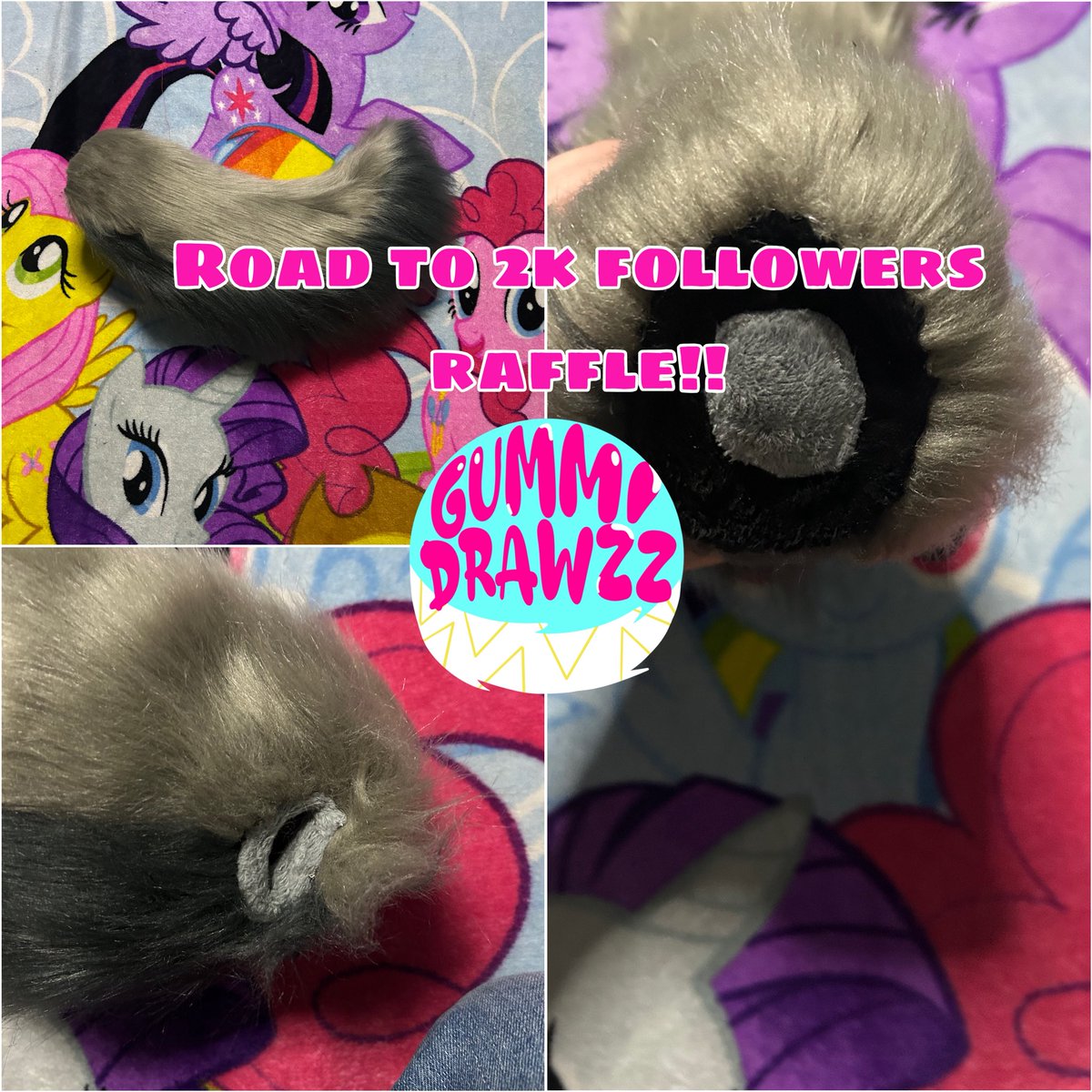 Hosting a tail raffle on my instagram!! Ends when I hit 2k followers
