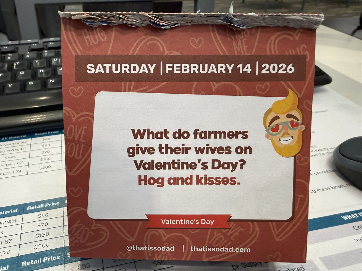 CoolCat0001's tweet image. #dadjokes #jokes #calander #valentinesday  #february