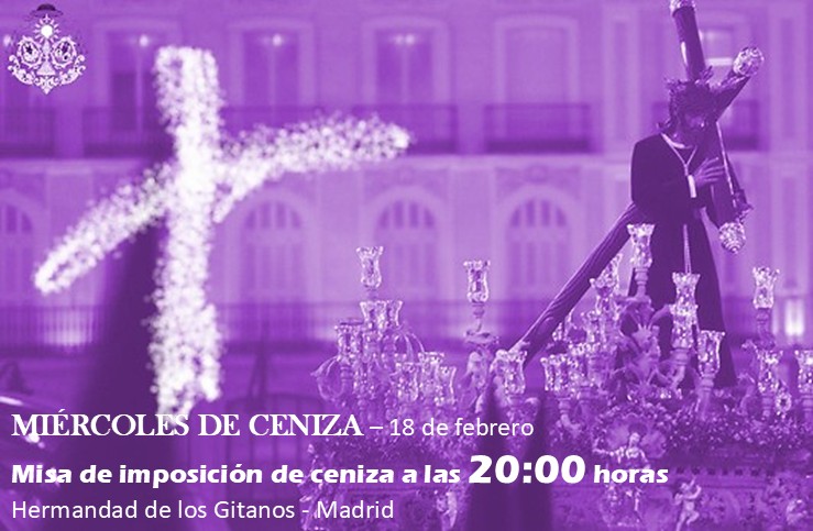 🟣NOTICIA EN LA PÁGINA WEB DE LA HERMANDAD 

MIÉRCOLES DE CENIZA: El inicio de nuestro camino hacia la Pascua

Puede ver su contenido a través del siguiente enlace:
hermandadlosgitanosmadrid.es/miercoles-de-c…

#hermandadlosgitanosmadrid