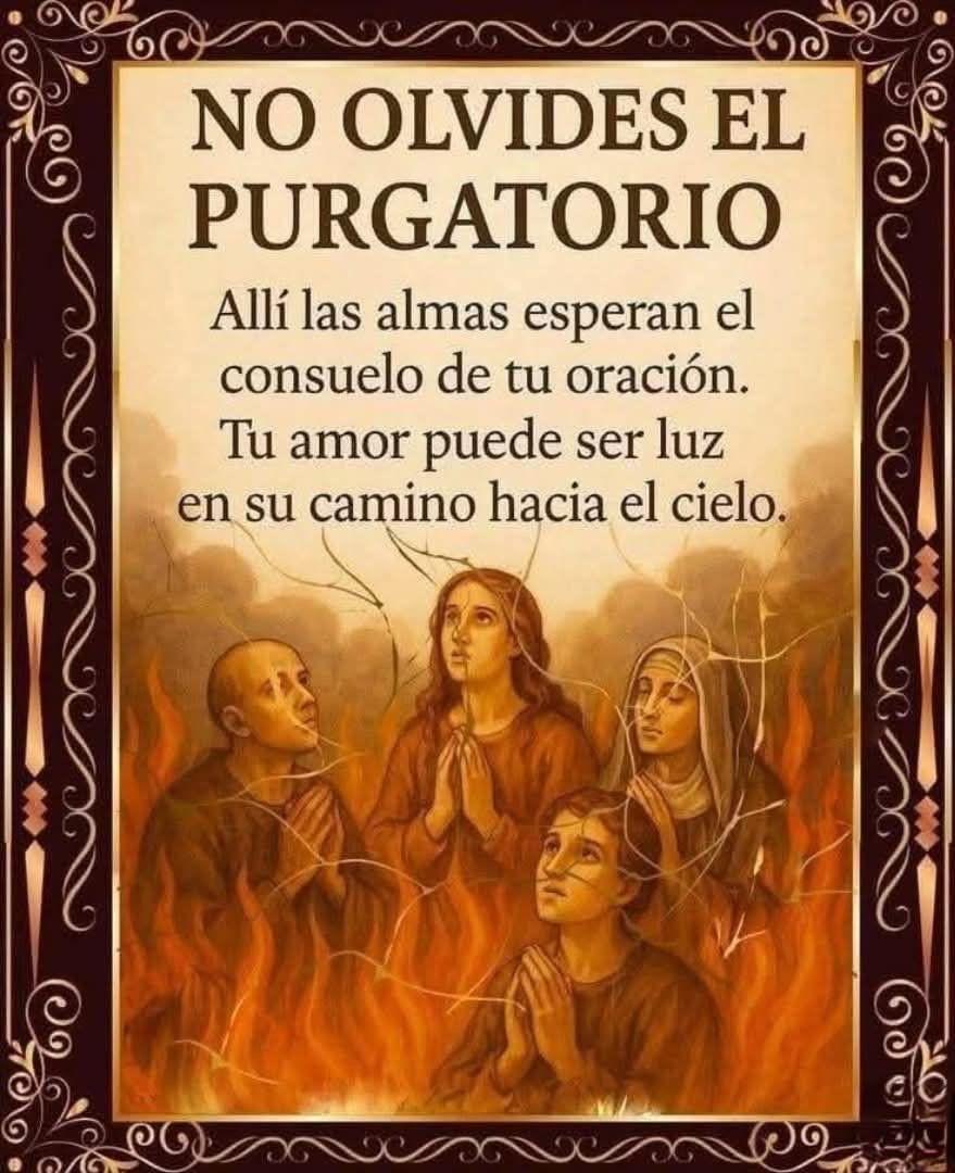 A las almas de todos los fieles difuntos, dales, Señor, el descanso eterno,
-- y brille para ellos la luz perpetua. 

Descansen en paz.
-- Así sea.

Las almas de todos los fieles difuntos, por la misericordia de Dios, descansen en paz.
-- Así sea.
🙏🏻🙏🏻🙏🏻
