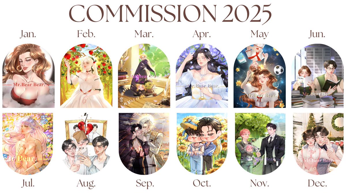 Pls rt🙏 

✨COMMISSION เดือน มี.ค 69✨

คิวกลางวันเหลือ 3 คิว
วันที่ 8-14 มี.ค 
วันที่ 15-21 มี.ค
วันที่  22-27 มี.ค

คิวกลางคืนเหลือ 2 คิว
18-25 มี.ค
26-31 มี.ค
(เดือนนี้ไม่รับคอมมิคเพิ่มแล้วนะคะ)
สนใจทักมาสอบถามราคาก่อนได้
#commissionTH #comissionsopen #ปกนิยาย #ปกนิยายสำเร็จ