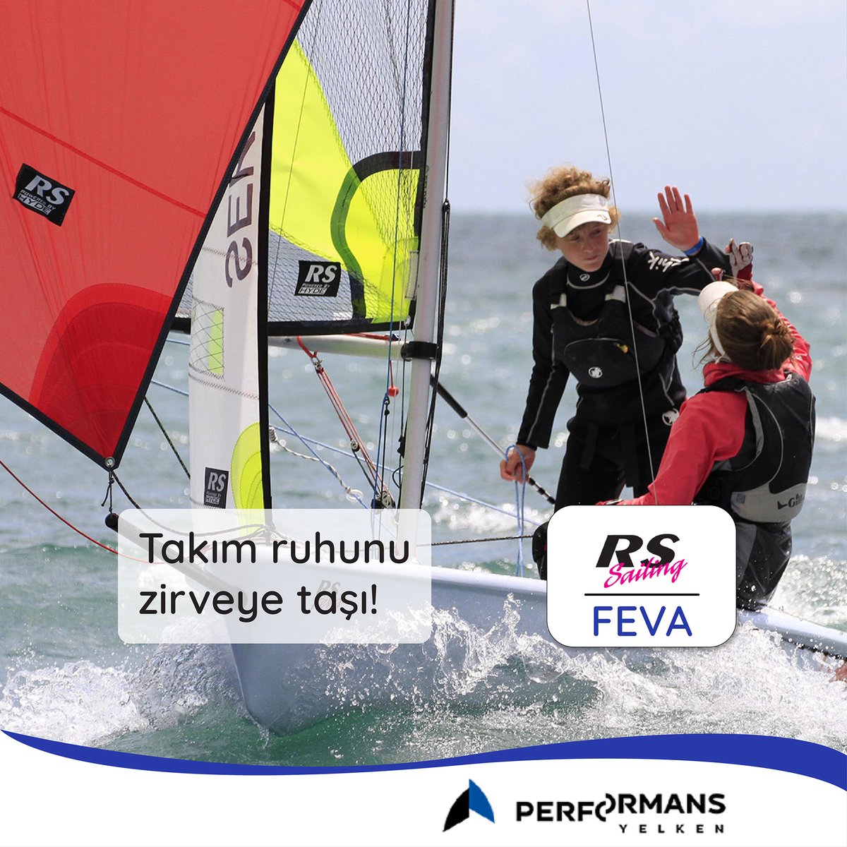 PerformansSail's tweet image. Takım ruhunu zirveye taşı!
Dünyanın en çok satan iki kişilik yelkenlisi RS Feva ile tanışın. Hem yarışçılığa ilk adımı atan gençler hem de keyifli bir hafta sonu geçirmek isteyen aileler için mükemmel bir tercih.
#RSFeva #RSSailing #PerformansYelken #YelkenliTekne #TekneHayatı