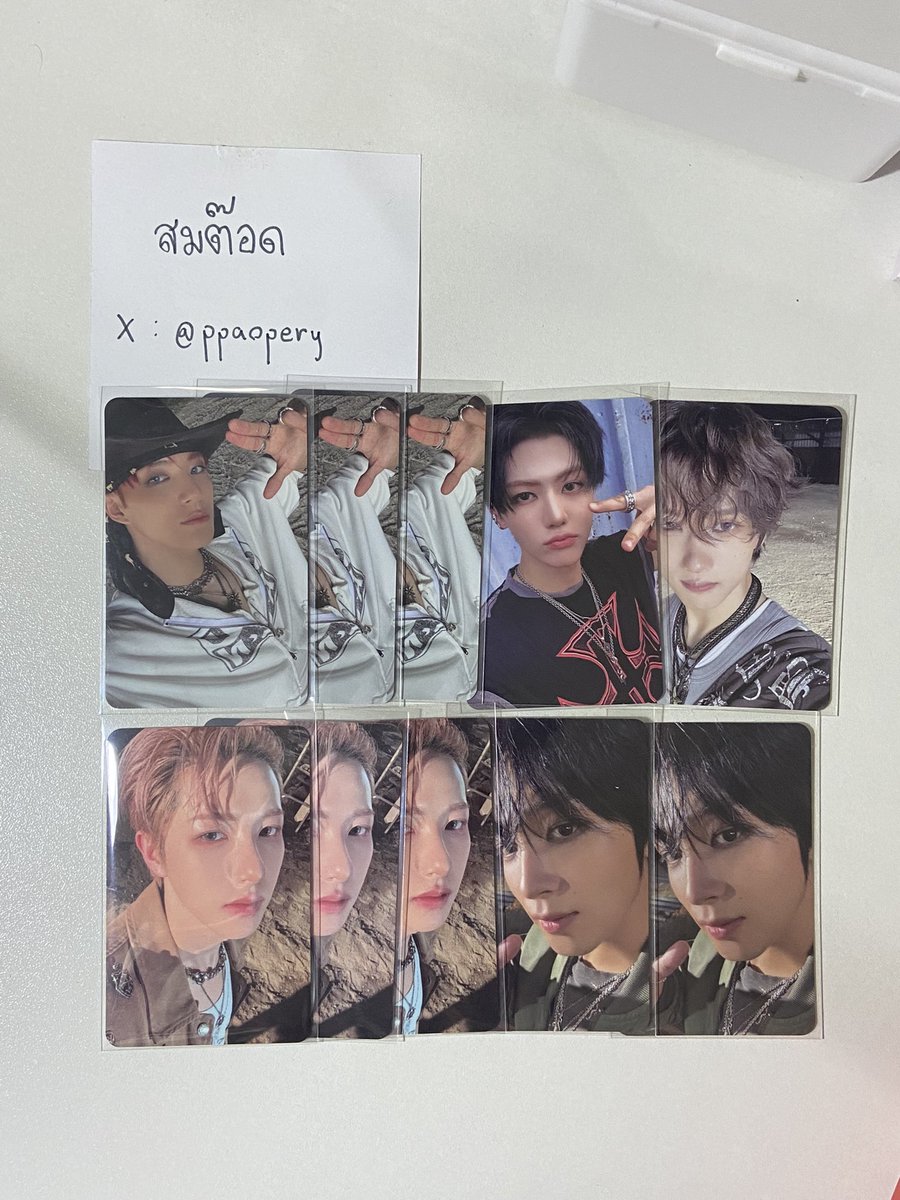 ( ขาย / พร้อมส่ง )

การ์ด เจโน่ แจมิน จีซอง แฮชาน อินจุน

ใบละ 70

เพิ่มเติม DM
Shipping 35฿📮
 #ตลาดนัดnct #ตลาดนัดnctdream