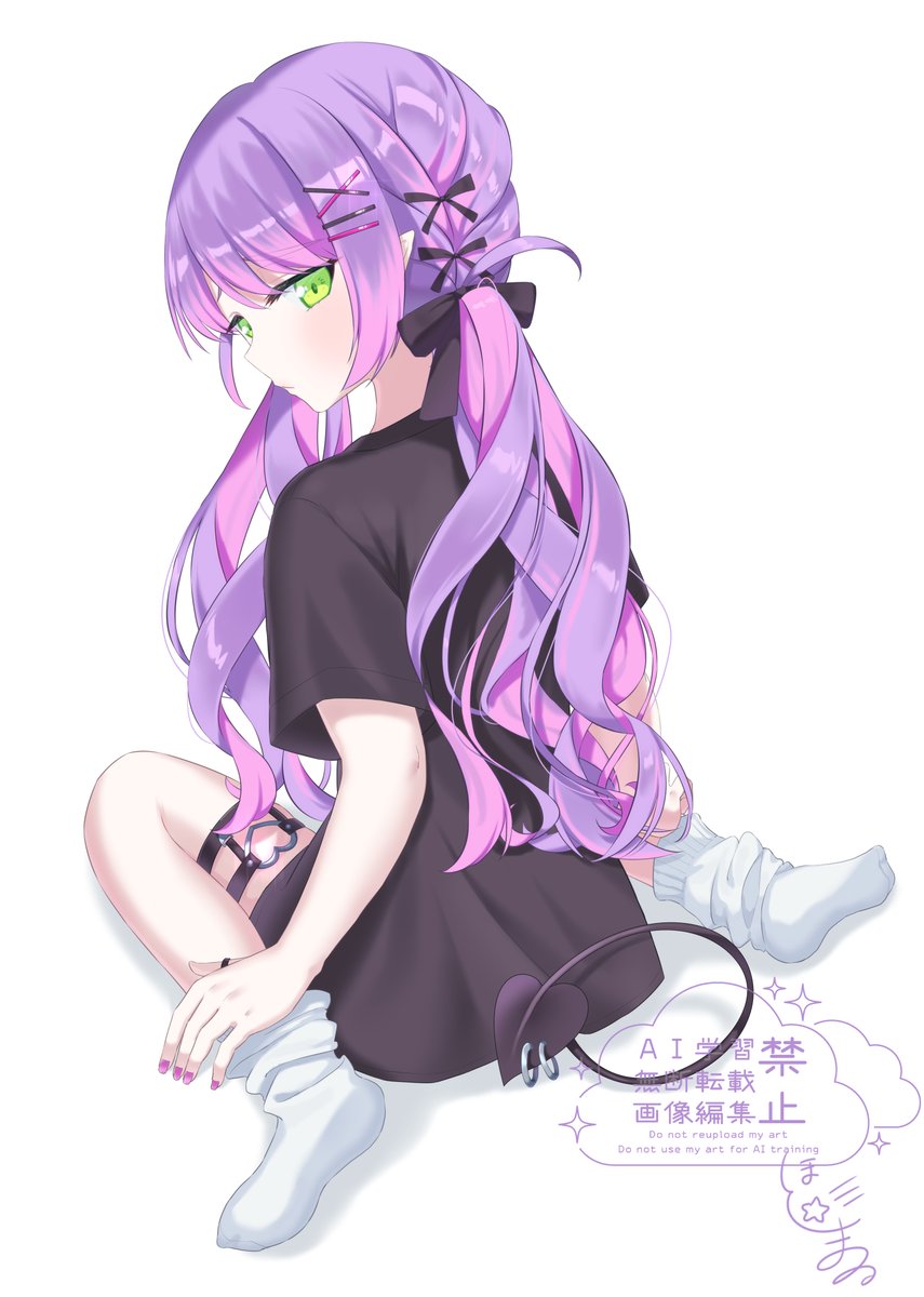 常闇トワ 「Tシャツなトワ様 #TOWART」|ほしまる りぼん💮🎀のイラスト