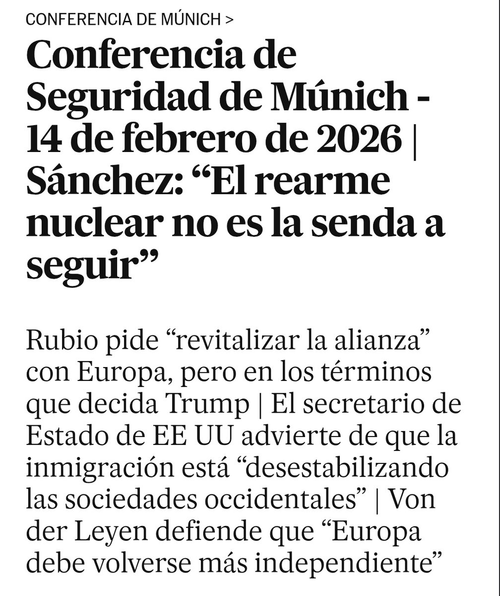 España se aísla paulatinamente de la política de seguridad a la que todos los países aliados se comprometen. La pérdida de confianza tiene consecuencias que se acaban pagando en términos socioeconómicos. El neopacifismo nuclear de Sánchez es otro embuste. ¿Qué senda seguimos?
