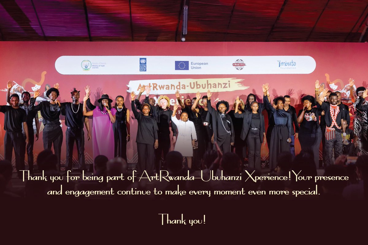 ubuhanziRw's tweet photo. Thank you for being part of ArtRwanda–Ubuhanzi Xperience! Your presence and engagement continue to make every moment even more special.

For more photos: https://t.co/zDR1oO9krb

#NurtureYourTalent
#AguraImpanoYawe https://t.co/kWxRt5uudG