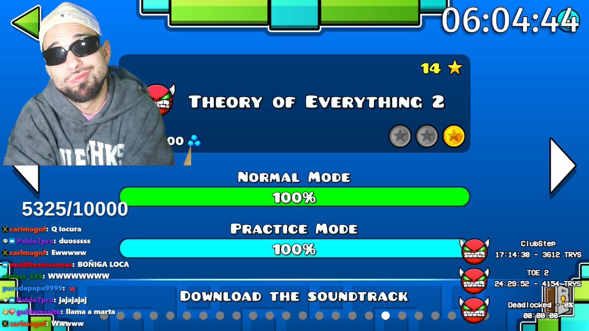 SOLO HE TARDADO 23H y 4100 TRYS PARA PASARME EL PENULTIMO NIVEL OSTIA PUTA SOY EL NUEVO THEGREFG