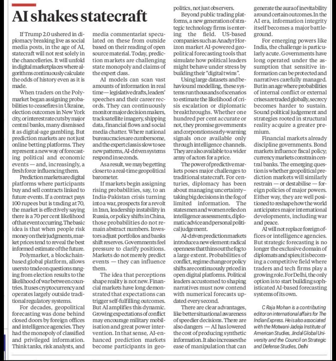 C. Raja Mohan tweet media