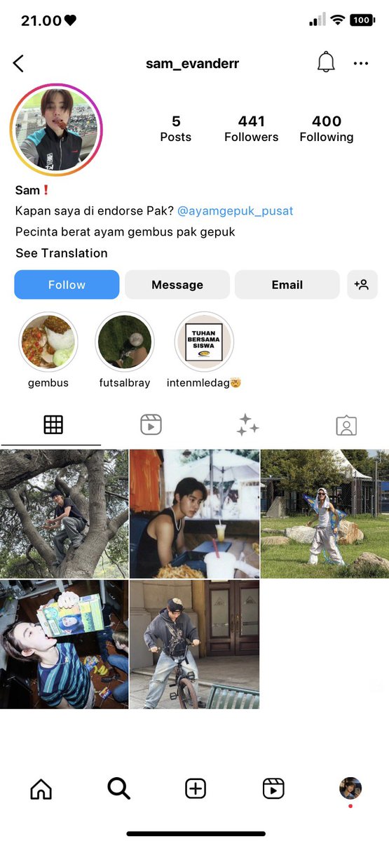 themidofjul's tweet image. Samuel Evander
17 y.o
Easily stress, easily smile, as long as Pak Gembus exist (tolong jadikan dia BA)
Konco kentel Kairo (udh kyk upin ipin)