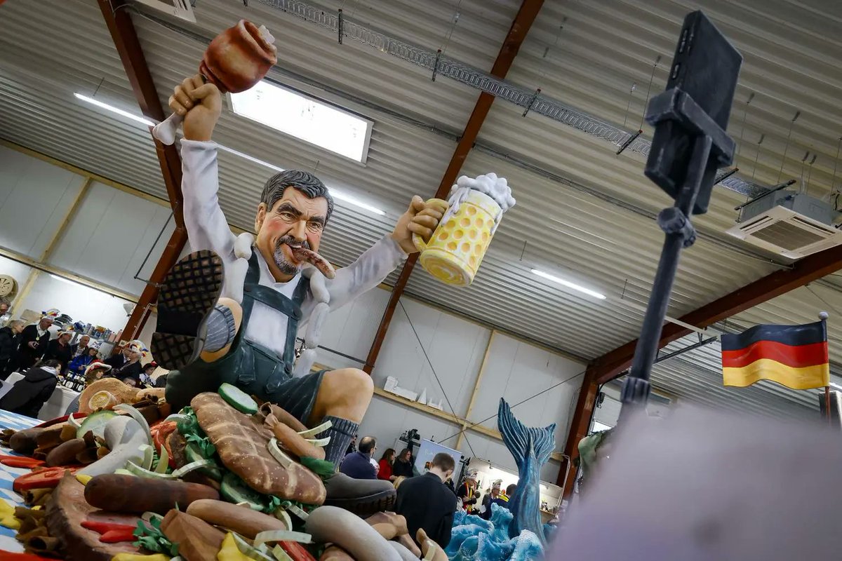 Der Mainzer Karneval hat den Weißwurstkanzler gut getroffen