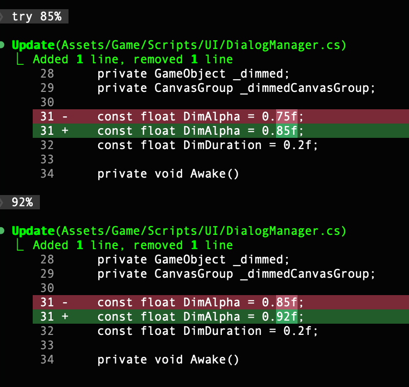 This is really what it means to "not code" anymore. I could modify the value in code, but as I'm already in the terminal with <a href="/claudeai/">Claude</a> I might as well stay there. #vibecoding #claude #ClaudeCode